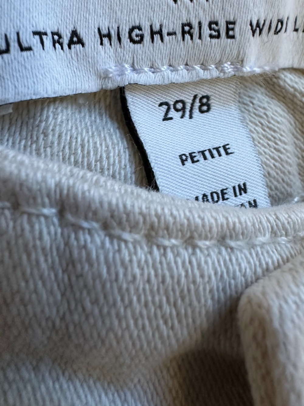Banana Republic Factory Ultra High Rise Wide leg Jeans - Picture 4 of 4